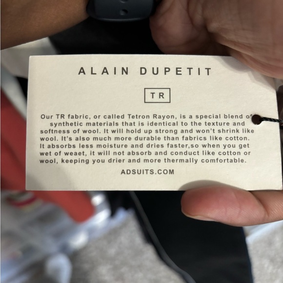 3 piece slim fit velvet suit, new never worn - Picture 8 of 10